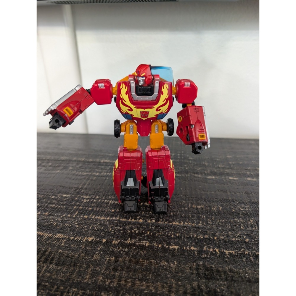 Hasbro Transformers Metal Rodimus Prime Titanium Cybertron Heroes Complete